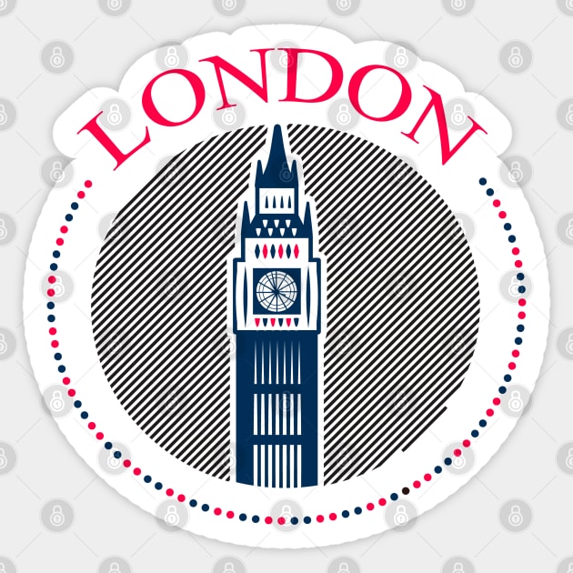 London Sticker by GAGO5